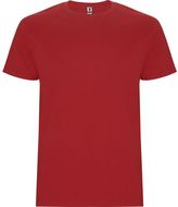 Stafford miesten lyhythihainen t-paita, punainen liikelahja logopainatuksella