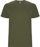 Stafford miesten lyhythihainen t-paita, sotilaallinen-vihreä liikelahja logopainatuksella