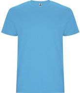 Stafford miesten lyhythihainen t-paita, turkoosi liikelahja logopainatuksella
