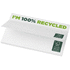 Sticky-Mate® kierrätetyt tarralaput 127 x 75 mm, valkoinen liikelahja logopainatuksella