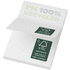 Sticky-Mate® kierrätetyt tarralaput 50 x 75 mm, valkoinen liikelahja logopainatuksella