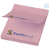 Sticky-Mate®-muistilaput 50x75 mm, vaaleanpunainen liikelahja logopainatuksella