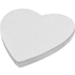 Sticky-Mate® sydämenmuotoiset kierrätetystä materiaalista valmistetut tarralaput, valkoinen lisäkuva 3