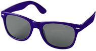Sun Ray -aurinkolasit, violetti liikelahja logopainatuksella