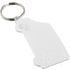 Tait suorakaiteen muotoinen kierrätetty avaimenperä, valkoinen lisäkuva 1
