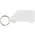 Tait suorakaiteen muotoinen kierrätetty avaimenperä, valkoinen lisäkuva 2