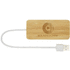 Tapas USB-hubi bambusta, luonnollinen lisäkuva 1