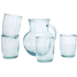 Terazza-lasisetti, kierrätettyä lasia, 5 kpl, läpikuultava-valkoinen lisäkuva 5