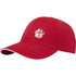 Topaz 6-paneelinen GRS-kierrätetty baseball-lippalakki, punainen lisäkuva 1