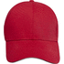 Topaz 6-paneelinen GRS-kierrätetty baseball-lippalakki, punainen lisäkuva 3