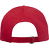 Topaz 6-paneelinen GRS-kierrätetty baseball-lippalakki, punainen lisäkuva 4