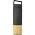 Torne 540 ml:n kuparityhjiöeristetty pullo ruostumattomasta teräksestä ja bambusta tehty ulkoseinä, musta lisäkuva 5