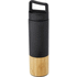 Torne 540 ml:n kuparityhjiöeristetty pullo ruostumattomasta teräksestä ja bambusta tehty ulkoseinä, musta lisäkuva 7