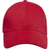 Trona 6-paneelinen GRS-kierrätetty lippalakki, punainen lisäkuva 3