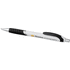 Turbo kuulakärkikynä kumisella tartuntapinnalla, valkoinen, musta lisäkuva 1