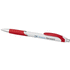 Turbo kuulakärkikynä kumisella tartuntapinnalla, valkoinen, punainen lisäkuva 1