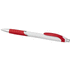 Turbo kuulakärkikynä kumisella tartuntapinnalla, valkoinen, punainen lisäkuva 3