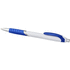 Turbo kuulakärkikynä kumisella tartuntapinnalla, valkoinen, sininen lisäkuva 3
