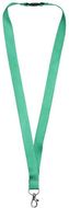 Turvaklipsillinen Julian-bambukaulanauha, vihreä liikelahja logopainatuksella