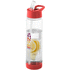 Tutti-frutti 740 ml Tritan urheilujuomapullo, läpikuultava-valkoinen, punainen lisäkuva 1