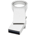 Type-C-USB, 3.0, pyöreä, suuri, hopea liikelahja logopainatuksella