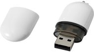 USB Business, valkoinen liikelahja logopainatuksella