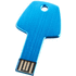 USB Key, vaaleansininen liikelahja logopainatuksella