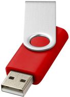 USB Rotate Basic, keskipitkä-punainen liikelahja logopainatuksella