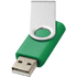 USB Rotate Basic, vihreä liikelahja logopainatuksella