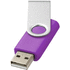 USB Rotate Basic, violetti liikelahja logopainatuksella
