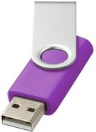 USB Rotate Basic, violetti liikelahja logopainatuksella