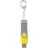 USB Rotate Keychain, keltainen lisäkuva 2