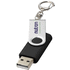 USB Rotate Keychain, musta lisäkuva 1