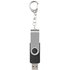 USB Rotate Keychain, musta lisäkuva 2