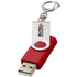 USB Rotate Keychain, punainen lisäkuva 1