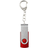 USB Rotate Keychain, punainen lisäkuva 3