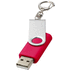 USB Rotate Keychain, purppura liikelahja logopainatuksella