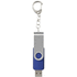 USB Rotate Keychain, sininen lisäkuva 2