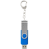 USB Rotate Keychain, sininen lisäkuva 2