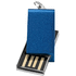 USB Rotate Mini, sininen liikelahja logopainatuksella