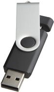 USB Rotate on-the-go, musta liikelahja logopainatuksella