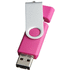 USB Rotate on-the-go, purppura liikelahja logopainatuksella
