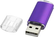 USB Silicon valley, violetti liikelahja logopainatuksella