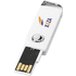 USB Swivel rectangular, valkoinen lisäkuva 1