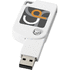 USB Swivel square, valkoinen lisäkuva 1