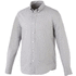 Vaillant pitkähihainen miesten oxford- paita, teräsharmaa liikelahja logopainatuksella