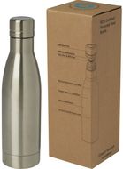 Vasa 500 ml RCS-sertifioitu kierrätetty ruostumattomasta teräksestä valmistettu kuparityhjiöeristetty pullo, titaani liikelahja logopainatuksella