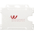 Vega kierrätetystä muovista valmistettu kortinpidike, valkoinen lisäkuva 1