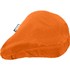 Vettähylkivä Jesse-satulasuojus kierrätettyä PET-materiaalia, oranssi liikelahja logopainatuksella