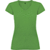 Victoria naisten lyhythihainen t-paita v-kaula-aukolla, trooppinen-vihreä liikelahja logopainatuksella